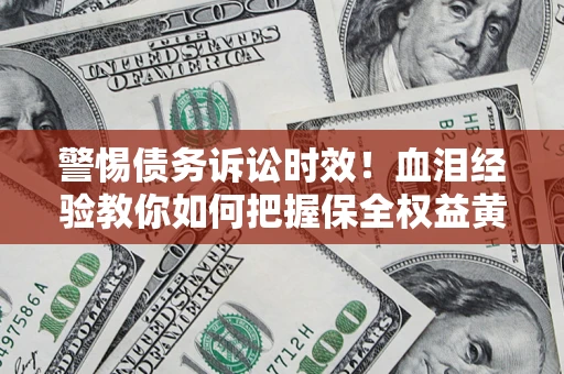 武汉警惕债务诉讼时效！血泪经验教你如何把握保全权益黄金期