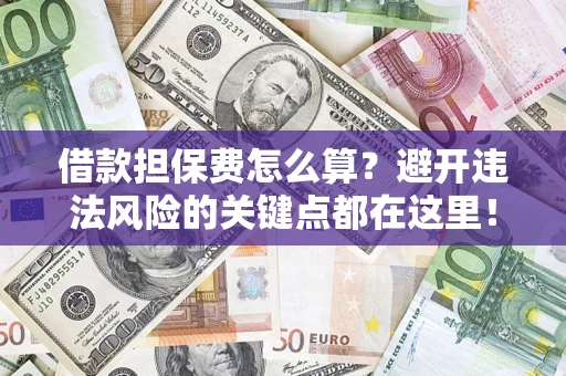 武汉借款担保费怎么算？避开违法风险的关键点都在这里！