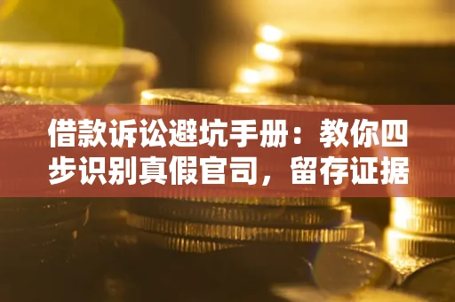 武汉借款诉讼避坑手册：教你四步识别真假官司，留存证据不踩雷