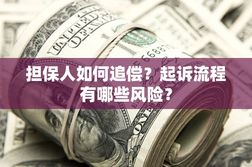 武汉担保人如何追偿？起诉流程有哪些风险？