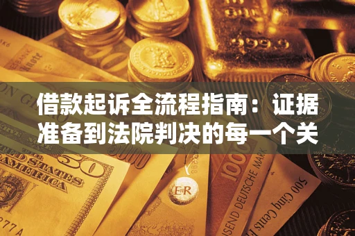 武汉借款起诉全流程指南：证据准备到法院判决的每一个关键步骤