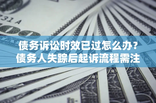 武汉债务诉讼时效已过怎么办？债务人失踪后起诉流程需注意什么？