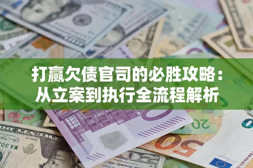武汉打赢欠债官司的必胜攻略：从立案到执行全流程解析
