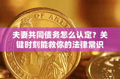 武汉夫妻共同债务怎么认定？关键时刻能救你的法律常识